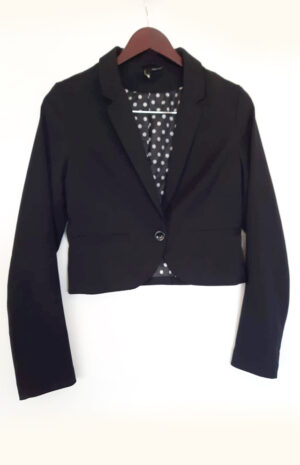 Veste noir courte