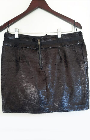 Jupe noir paillettes